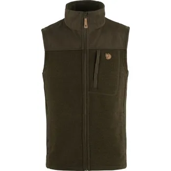 Pánský svetr Fjällräven Buck Fleece Vest M DARK OLIVE S