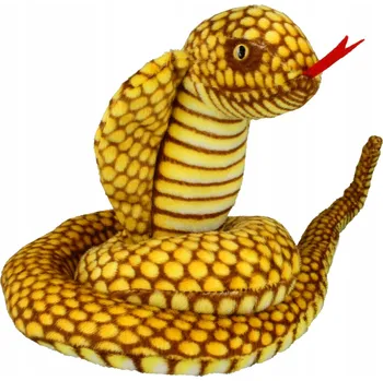plyšák Plyšový Had Kobra Plyšová Hračka 100 cm Plyšák Kobra s kapucí Stator Z1035
