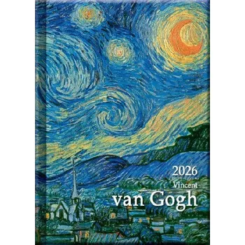 Diář Praktik denní diář 2026 - Van Gogh - Spektrum Grafik