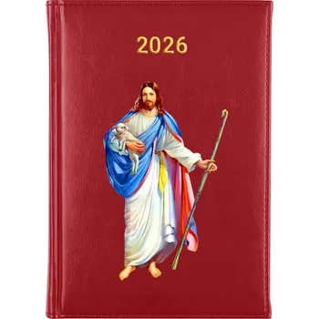 Kalendář Knižní kalendář 2026 A5 červený