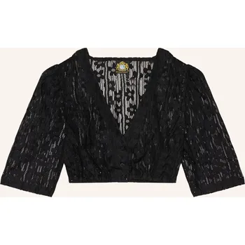 Dámská halenka Hammerschmid Dámská Dirndl Halenka Anina Z Krajky, černá, 40