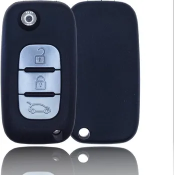 Autoklíč Dálkové ovládání klíč Renault Fluence Megane III Samsung SM3 3tl. PCF7961A HITAG2 ID46 434Mhz VA2T