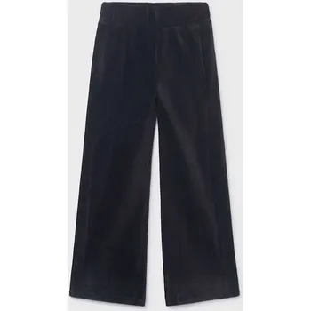 dívčí manšestrové široké kalhoty černé Mayoral 7576-87 velikost 170