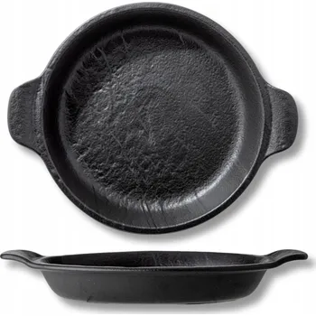 Žáruvzdorná mísa černá kulatá porcelánová Wilmax 28x22,5 cm 800 ml