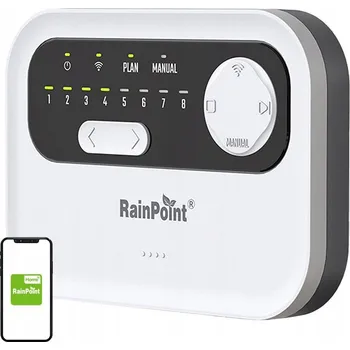 IP kamera 8-zónový ovladač zavlažování RainPoint s WiFi