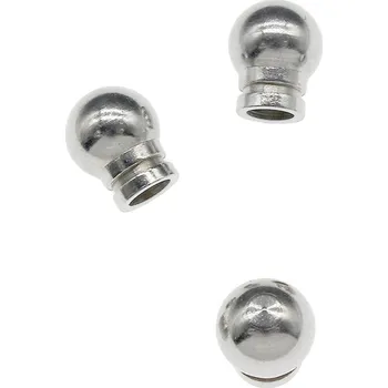 Materiál na výrobu šperku Nerezová koncovka 8,5x3mm - 1Ks - Nerez SL