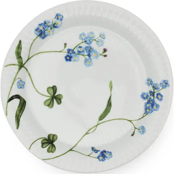 Talíř Dezertní talíř HAMMERSHOI SUMMER - FORGET ME NOT 22 cm, bílá, porcelán, Kähler