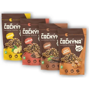 Fitness strava Smažená Čočka BIO 100g SLADKÁ slaný karamel