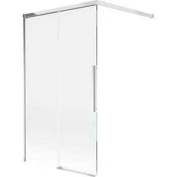 Vanová zástěna Dvoudílná vanová Paraván Mexen 100 x 150 cm průhledná