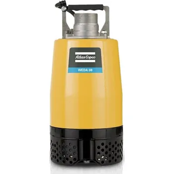 Čerpadlo Elektrické ponorné kalové čerpadlo Atlas Copco WEDA D08N včetně koncovky pro hadici "C"