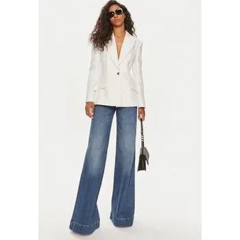 Dámské sako Versace Jeans Couture Sako 76HAQ702 Bílá Slim Fit 42