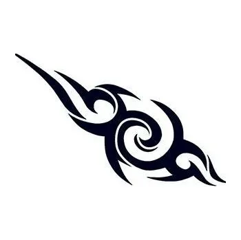 Odstranitelné tetování Klasické tribal nalepovací tetování - motiv 3