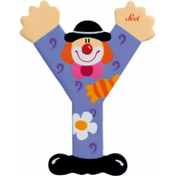 Masážní přístroj Sevi dřevěné písmeno Y, klaun (81761)