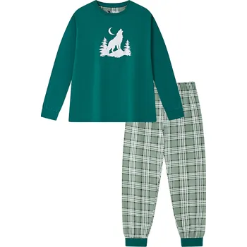 Chlapecké pyžamo Chlapecké pyžamo zelené Wolf & Wolfie S2556B Velikost: 146