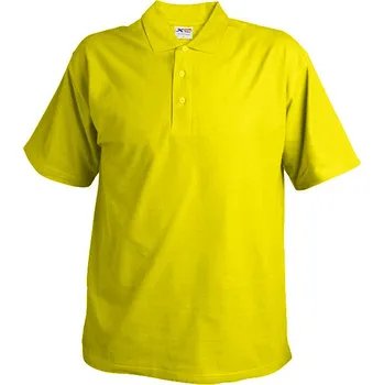 Pánské tričko Pánská pique polokošile Xfer 220 - VÝPRODEJ Barva: žlutá (YE), Velikost: XXL