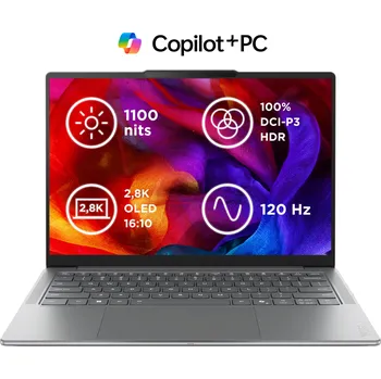 Notebook Lenovo Yoga Slim 7 14ILL10 Luna Grey celokovový + myš 83JX003ECK