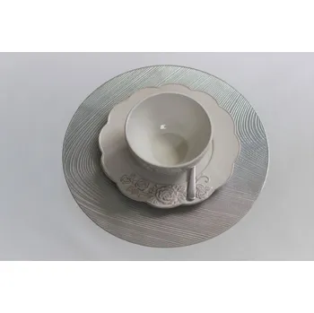 Home decoration Podložka pod talíř LUX / Stříbrná