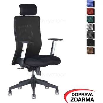 Nábytek Židle Calypso XL SP1 Černá - Podhlavník nastavitelný