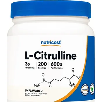 Aminokyselina Nutricost L-Citrulline (Base) Powder 600 g