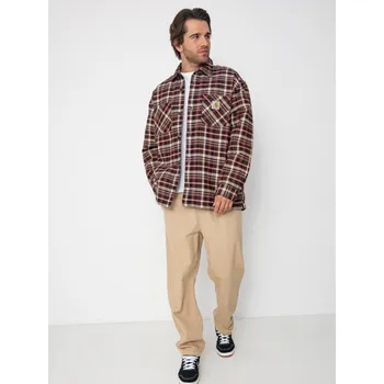 Carhartt WIP Cronyn (cronyn check/black) M, vínově červená