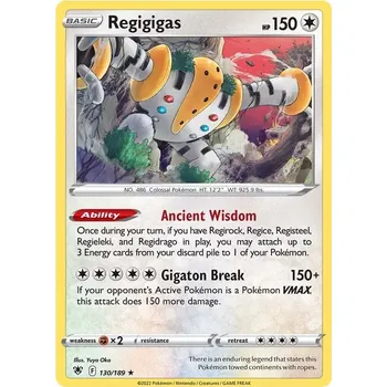Karetní hra Regigigas 130/189 - Astral Radiance Typ karty: Holo