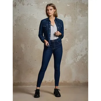 Sinsay - Džíny skinny fit - námořnická modrá - 869EV-95J - 869EV-95J-38