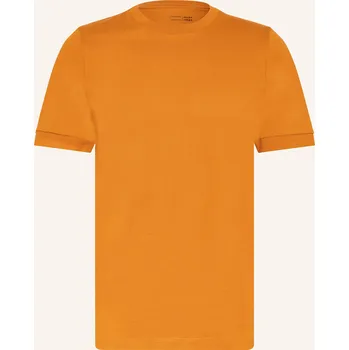 Pánské tričko Schiesser Pánské Pyžamové Tričko Mix+Relax, tmavě oranžová, 52