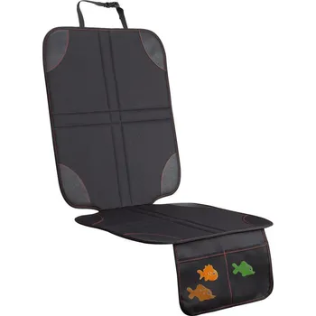 Ochranná podložka pro autosedačku s organizérem černá