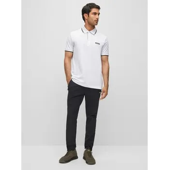 Pánská košile Boss Polokošile Paddy Pro 50469102 Bílá Regular Fit XXL