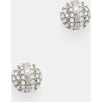 Náušnice Bižuterie Guess JUBE04 459JW JUBE04.459JW stříbrná SLV, vel. ONE SIZE