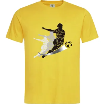 Pánské tričko Tričko Fotbal Druh: Pánské, Barva: Žlutá, Velikost: S