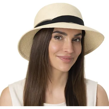 Klobouk Panamský klobouk - Cloche s širší krempou - Mayser - UV faktor 80 - Mayser Palmira Velikost: 59 cm (L)