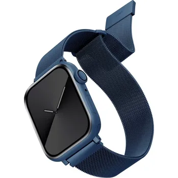 Mobilní telefon Řemínek Uniq Dante řemínek pro Apple Watch 41/40/38MM modrý