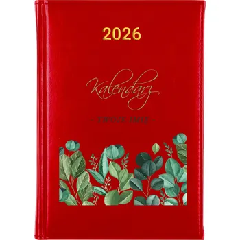 Kalendář Knižní kalendář 2026 A5 červený