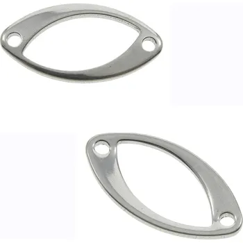 Módní doplněk Ocelový konektor 20x11mm - 1ks - Nerez SL