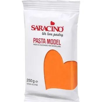 Modelovací hmota Saracino oranžová 250 g ▹