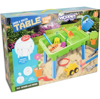 Pískoviště Woopie WOOPIE Vodní stolek 2v1 Pískoviště 13 akc.