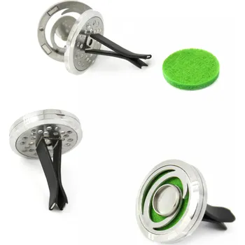 Materiál na výrobu šperku Vůně do auta z nerezové oceli - 1Ks - 1Ks