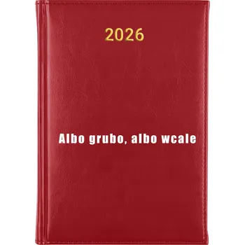 Kalendář Knižní kalendář 2026 A5 červený