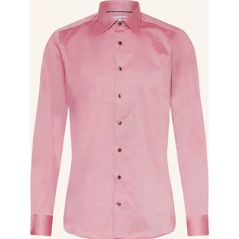 Olymp Pánská Košile Level Five Body Fit, červená, 42