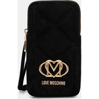 Kabelka Obal na telefon Love Moschino černá barva, JC5645PP0NKE0000 99X, vel. ONE SIZE