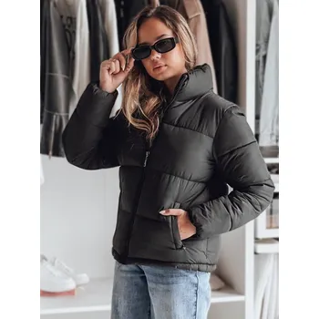 Dámská parka Dámská prošívaná bunda LAROSE TY3767 Barva: Černá, Velikost: XL