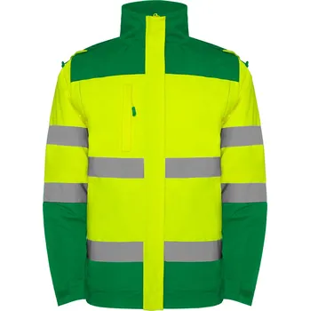 Roly Pánská reflexní bunda Epsylon Barva: zahradní zelená/svítivé žlutá (52221), Velikost: XXL