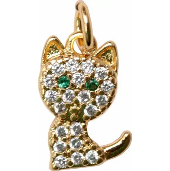 Přívěsek Přívěsek Kočka kubická zirkonie cca 1 cm