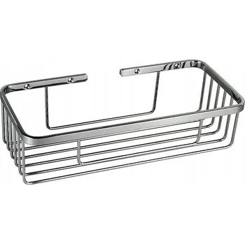 Drátěná police Chromovaný košík do sprchy