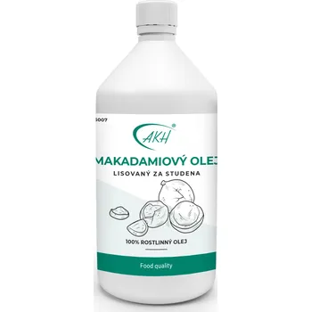 Tělový olej AKH/Karel Hadek MAKADAMIOVÝ ROSTLINNÝ OLEJ lisovaný za studena 200 ml