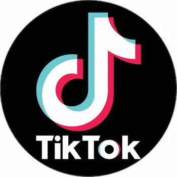 Přisada na vaření a pečení Jedlý papír TikTok 19,5cm - Pictu Hap