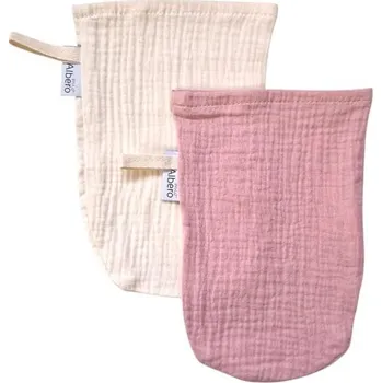 Albero Mio Mušelínové žínky 2ks PUDROVĚ RŮŽOVÁ