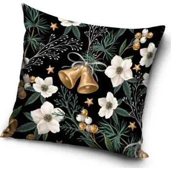 Polštář Vánoční polštářek Golden Bells