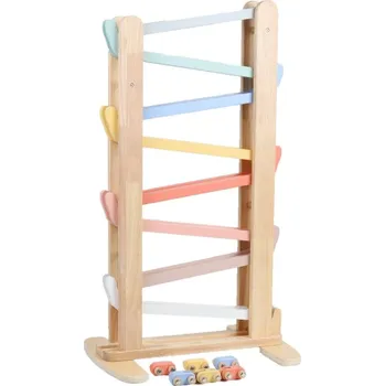 autíčko eliNeli Dřevěná dráha s autíčky XXL